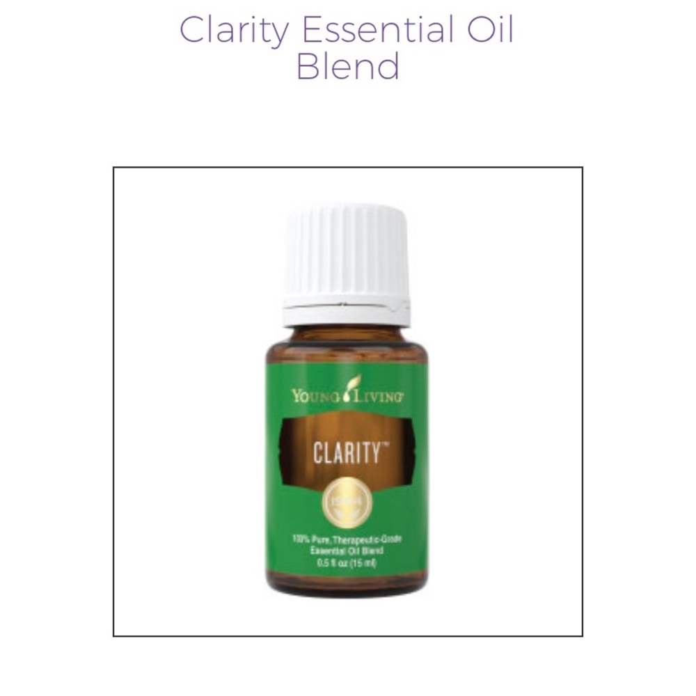 Large Young Living Essential oil. Clarity.